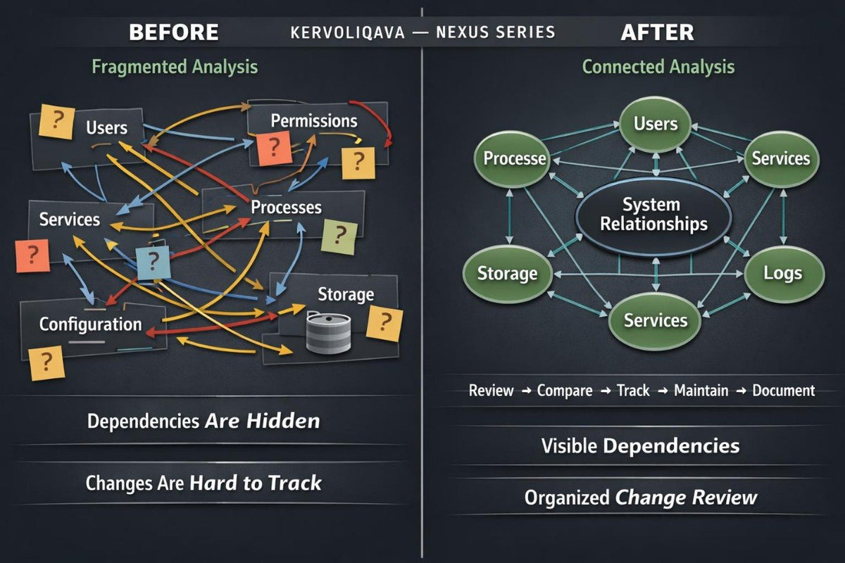 A comparison graphic labeled 'Before' and 'After' on a light gray background. The left side shows a cluster of pastel sticky notes and sketch pages with handwritten notes like 'Notes', 'Observations', and 'User Feedback'.